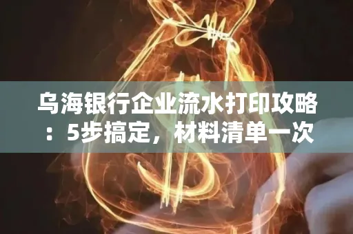 乌海银行企业流水打印攻略：5步搞定，材料清单一次备齐！